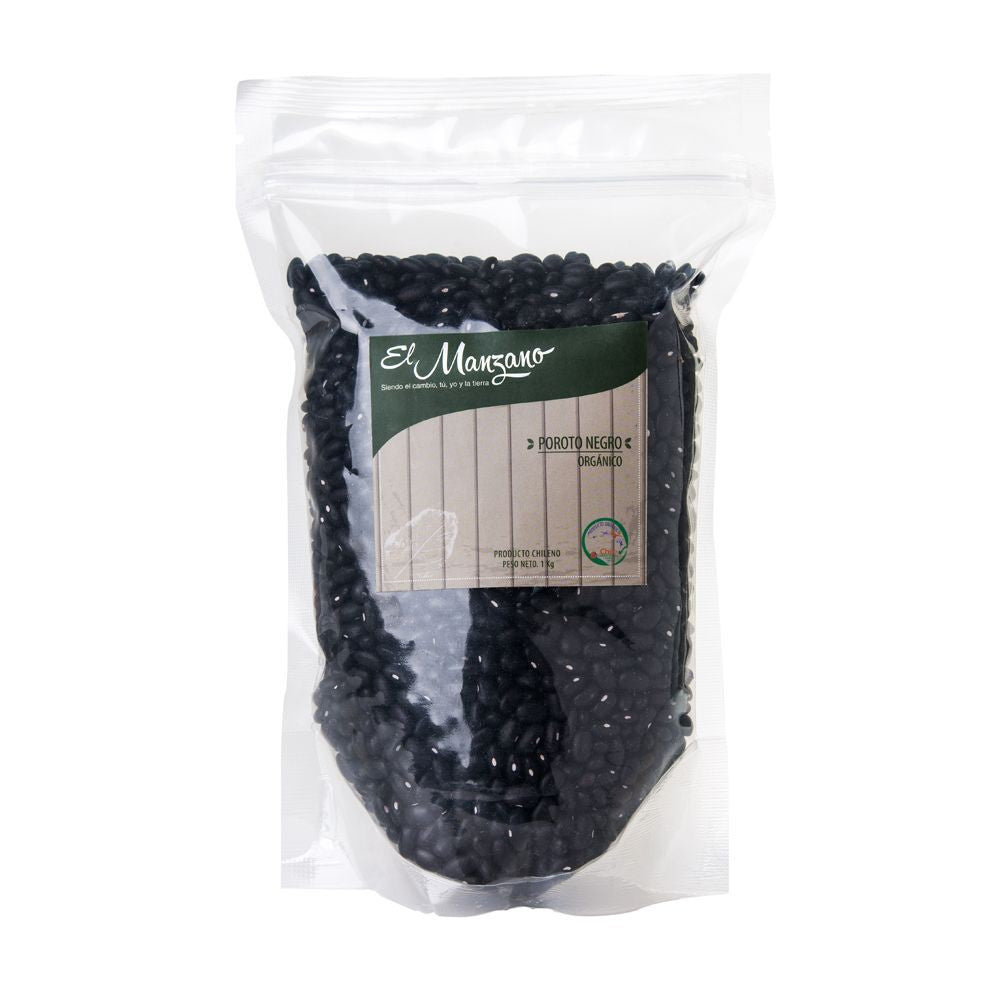 Porotos Negros Orgánicos El Manzano 1 kg