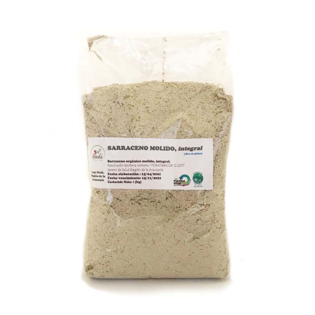 Harina de Sarraceno Integral Orgánica Budi Folo 1 kg
