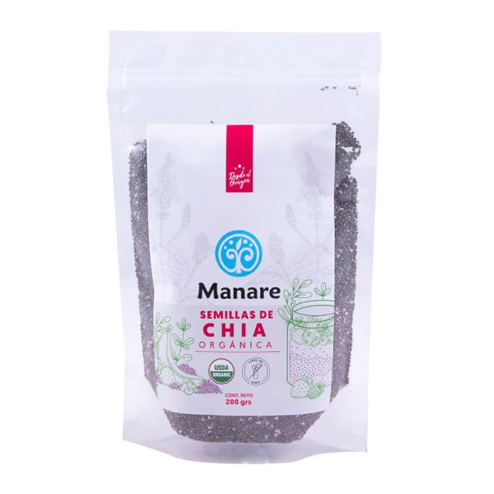 Chía Orgánica Manare 200 gr