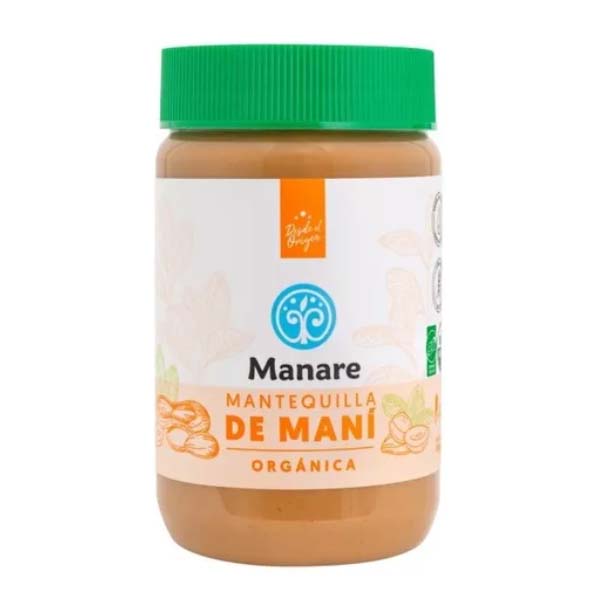 Mantequilla de Maní Orgánica Manare 360 gr