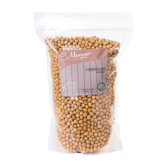 Porotos de Soya Orgánicos El Manzano 1 kg