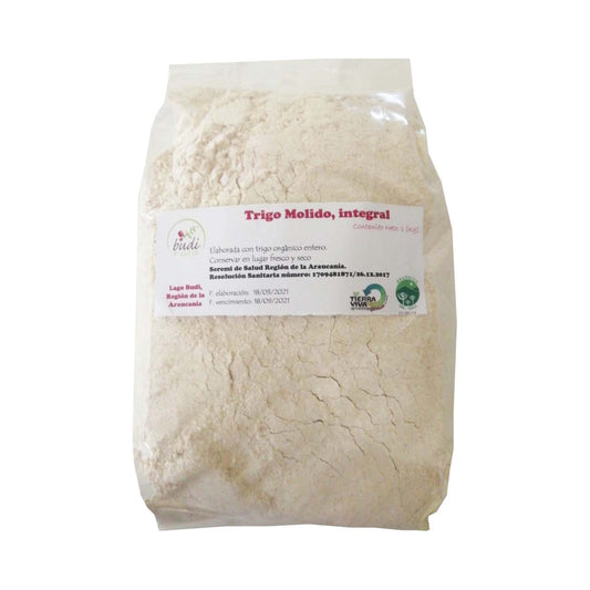 Harina de Trigo Integral Orgánica Budi Folo 1 kg