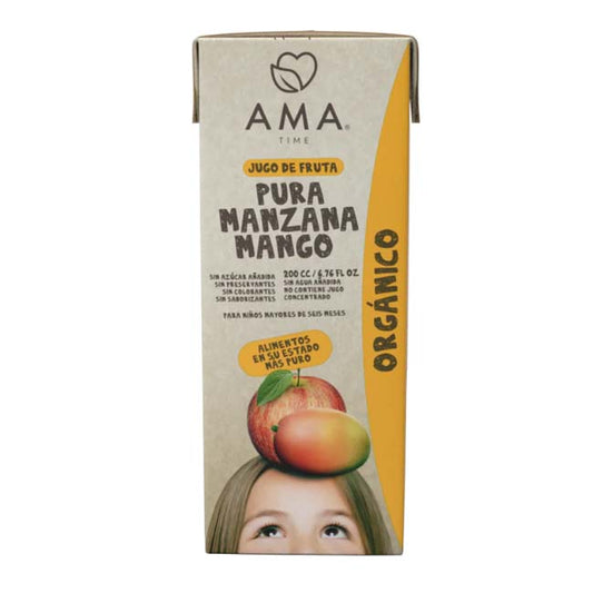 Jugo Manzana Mango Orgánico Ama 200 ml