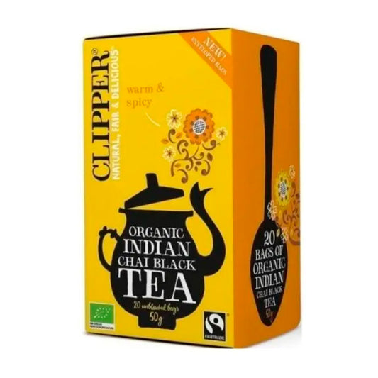 Té Negro Chai Orgánico Clipper 20 sobres