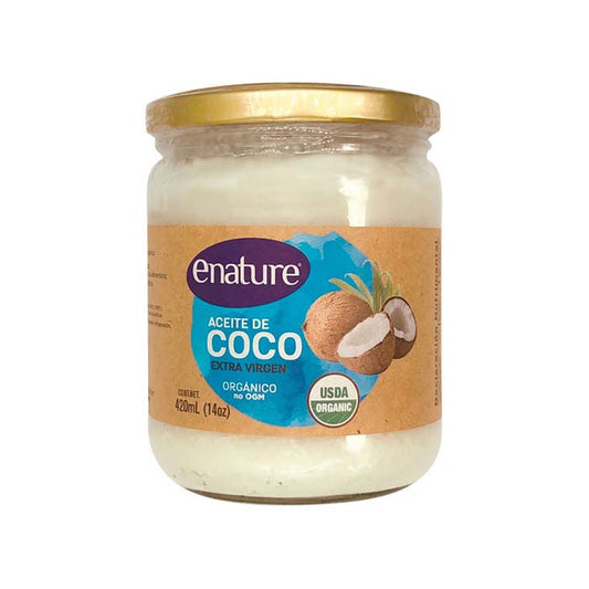 Aceite de coco Orgánico Enature 420 cc