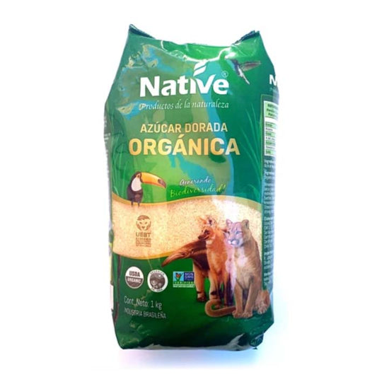 Azúcar Rubia Dorada Orgánica Native 1 kg
