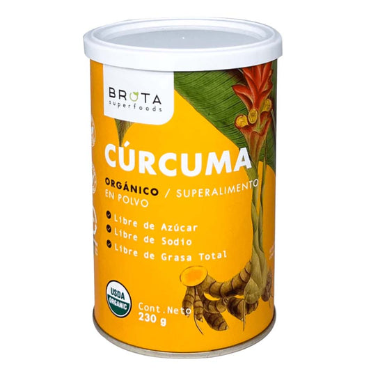Cúrcuma Orgánica en Polvo Brota 230 gr