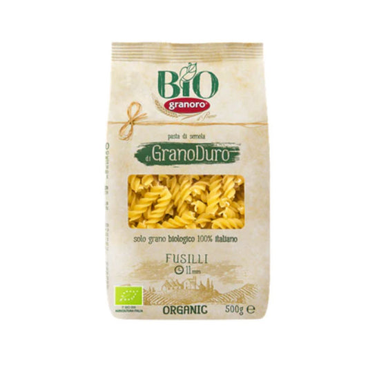 Pasta Fusilli (Espirales) Orgánica Granoro 500 gr