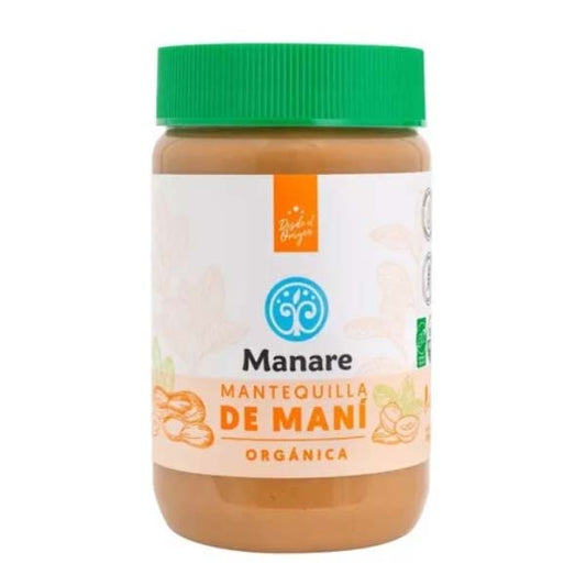 Mantequilla de Maní Orgánica Manare 360 gr