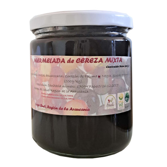 Mermelada de Cereza Orgánica Budi Folo 500 gr