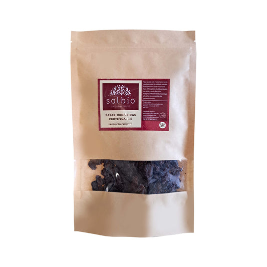 Pasas Orgánicas Solbiorganix 200 gr