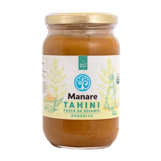 Tahini o Mantequilla de Sésamo Orgánico Manare 330 gr