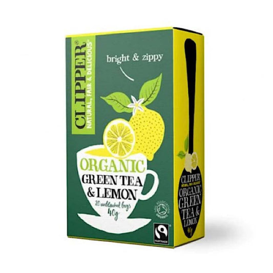 Té Verde con Limón Orgánico Clipper 20 sobres