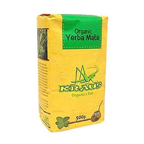 Yerba Mate Libre de Humo con palo Orgánica Kraus 500 gr
